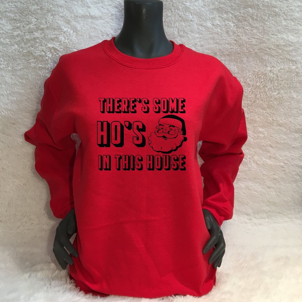 NWT Unisex Ho's In This House Xmas Sweater